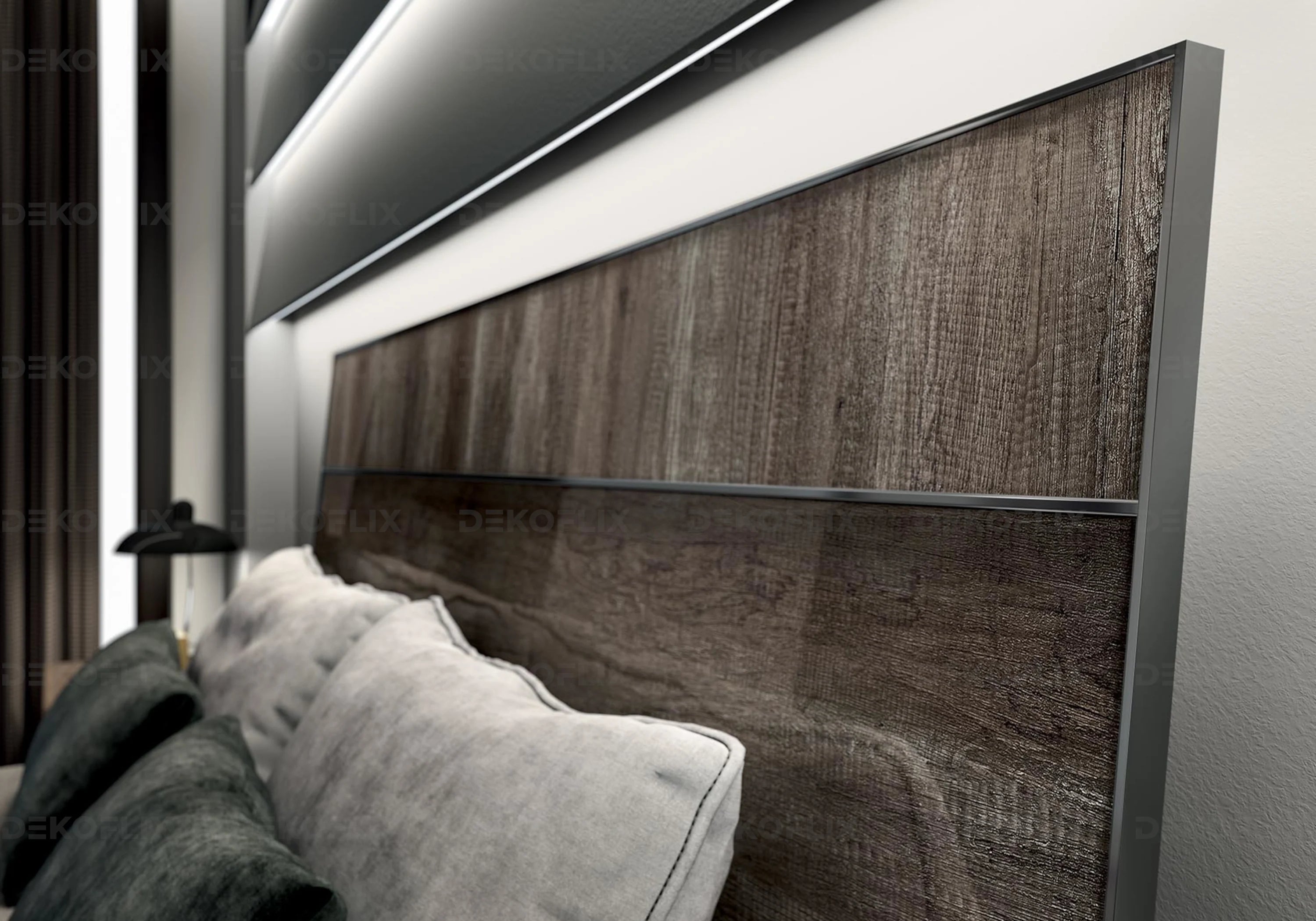 Lit Dea Chêne – Design chêne épuré et luxe pour votre chambre - DEKOFLIX