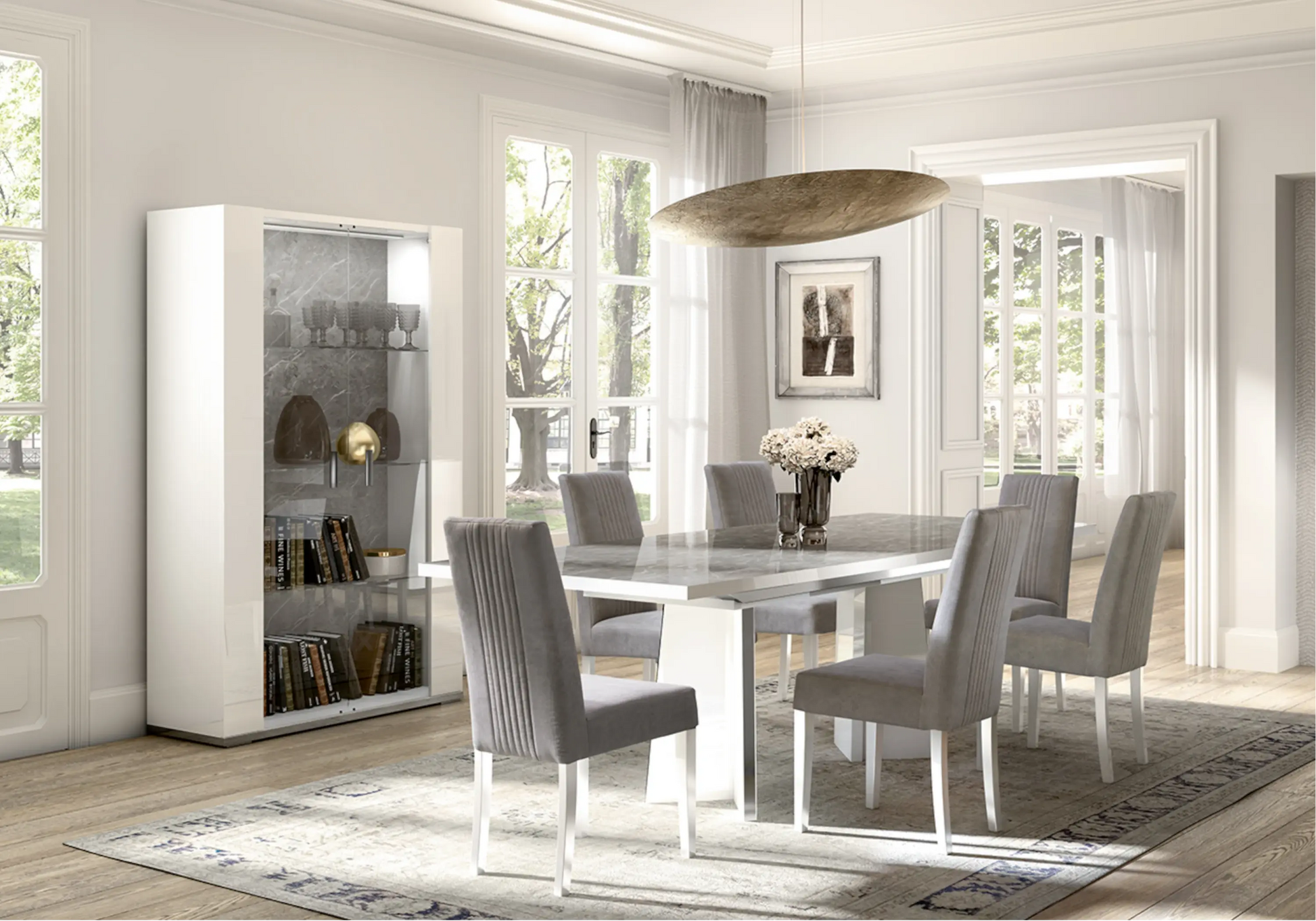 Vitrine Design Moderne pour Salon – Collection Mara Status