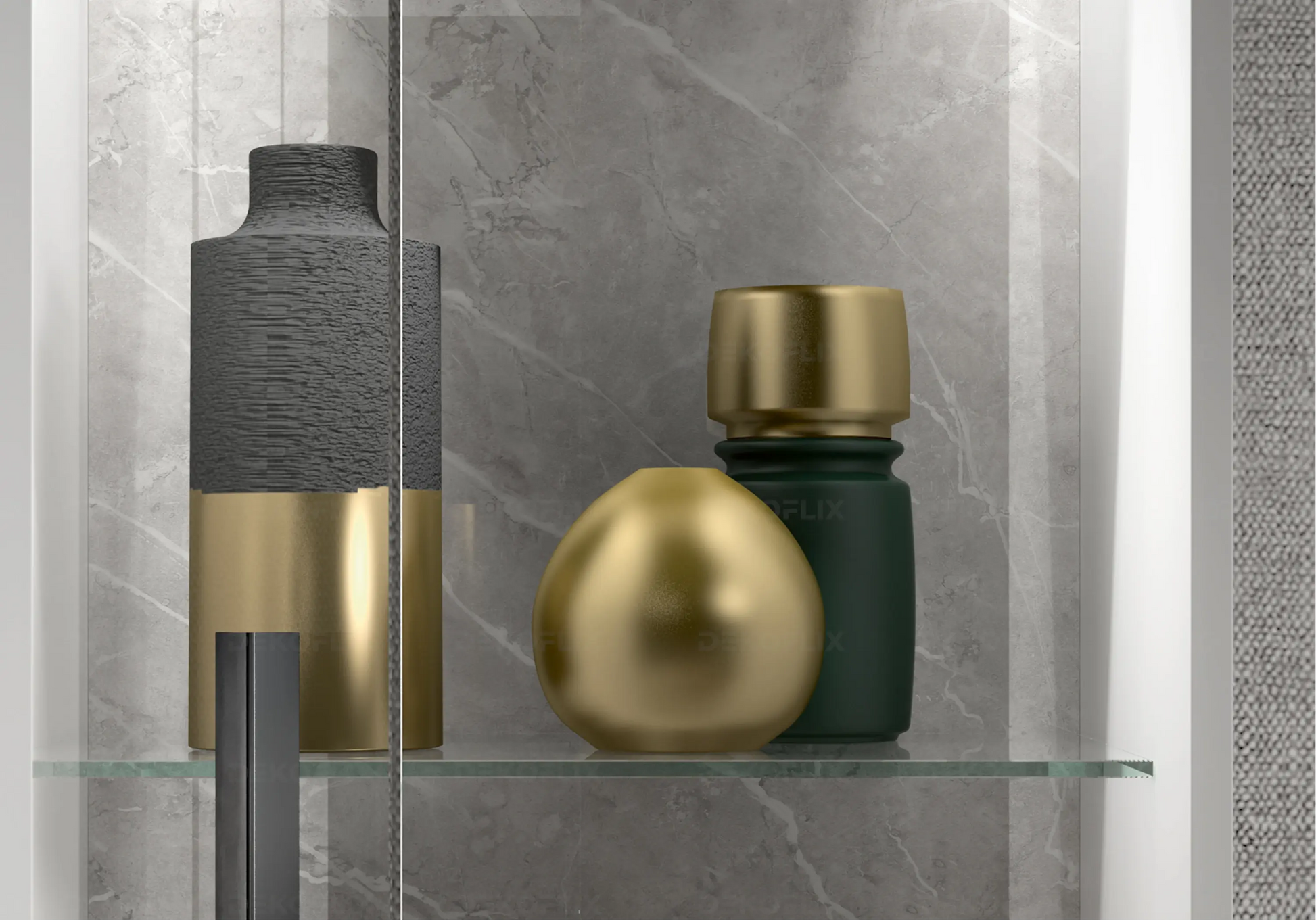 Vitrine Design Moderne pour Salon – Collection Mara Status