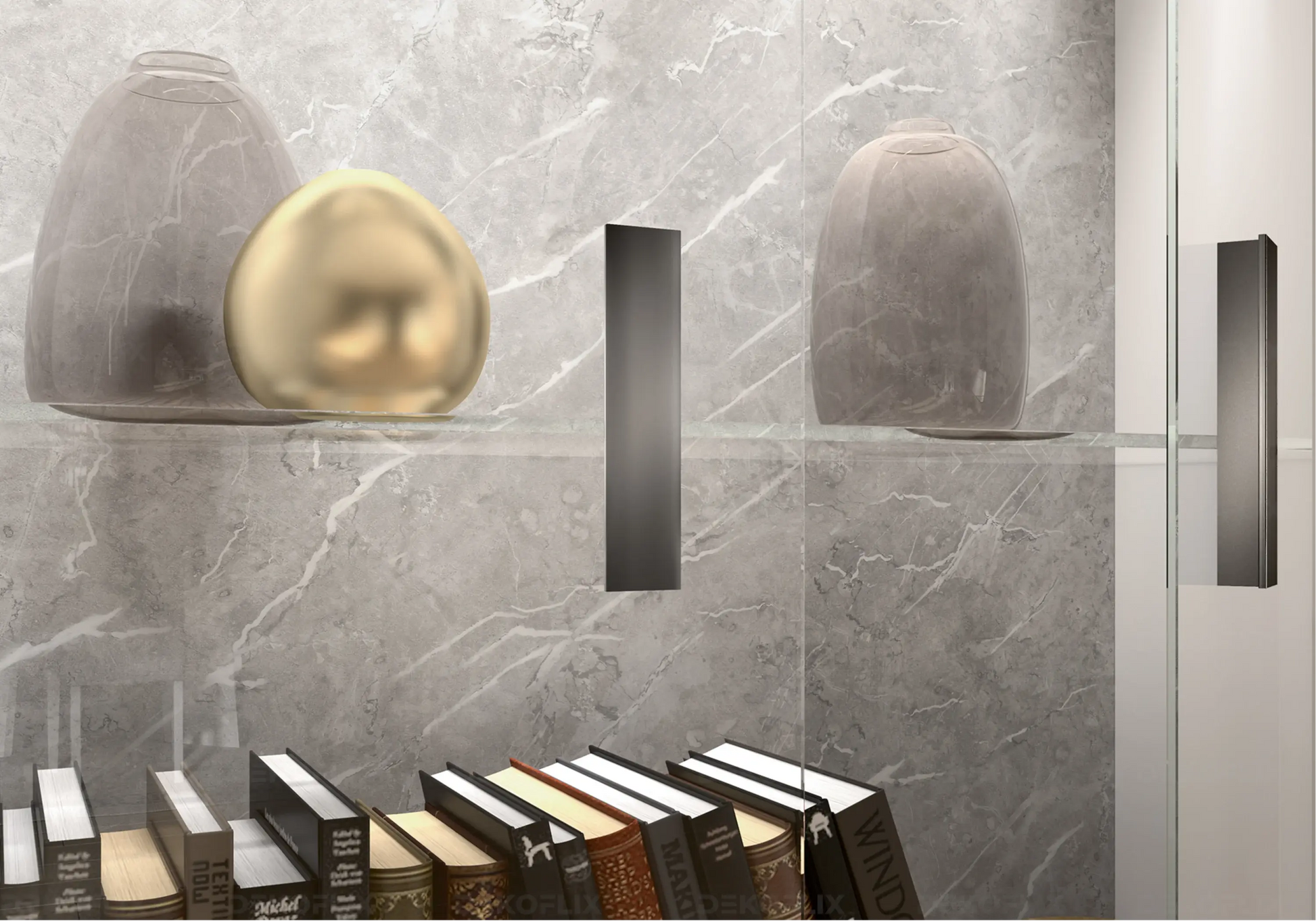 Vitrine Design Moderne pour Salon – Collection Mara Status