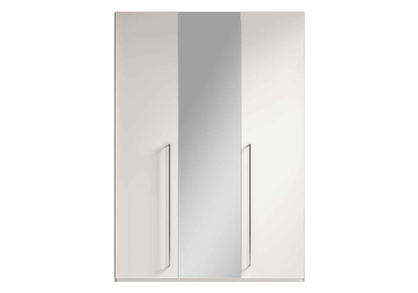 Armoire 3 portes miroir blanc béton – Treviso