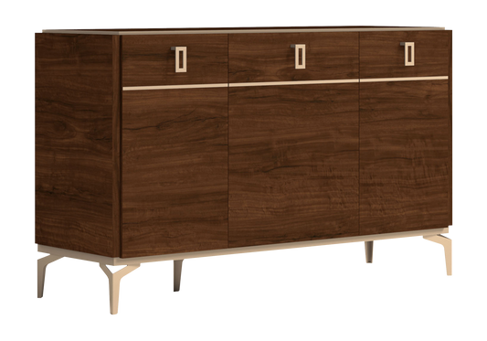 Buffet 3 portes noyer – Eva