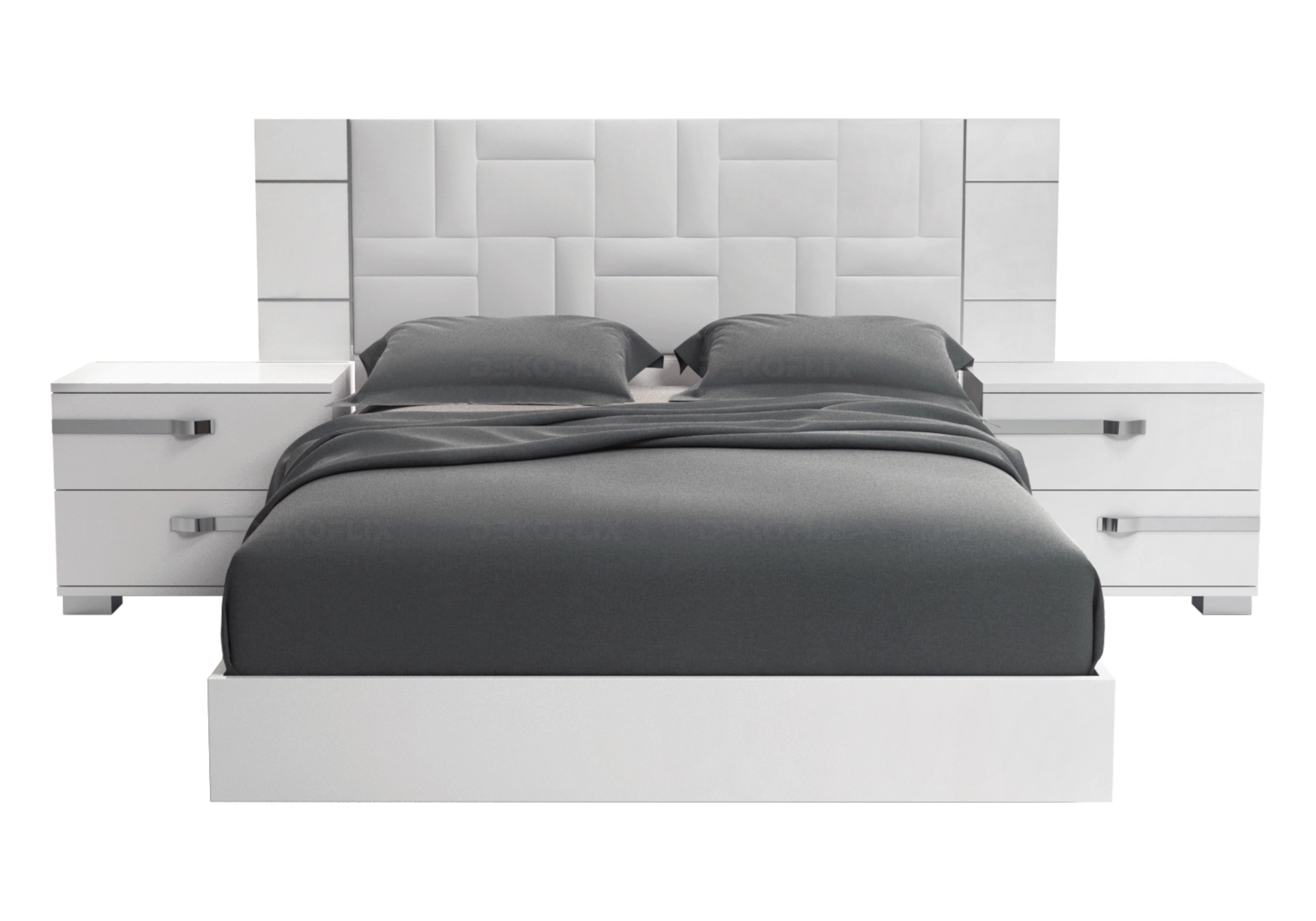 Lit Dream Blanc – Design blanc épuré et luxe pour votre chambre - DEKOFLIX