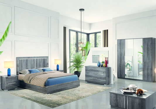 chambre-complete-capitonne-bois-gris-fonce-luna Ben Company
