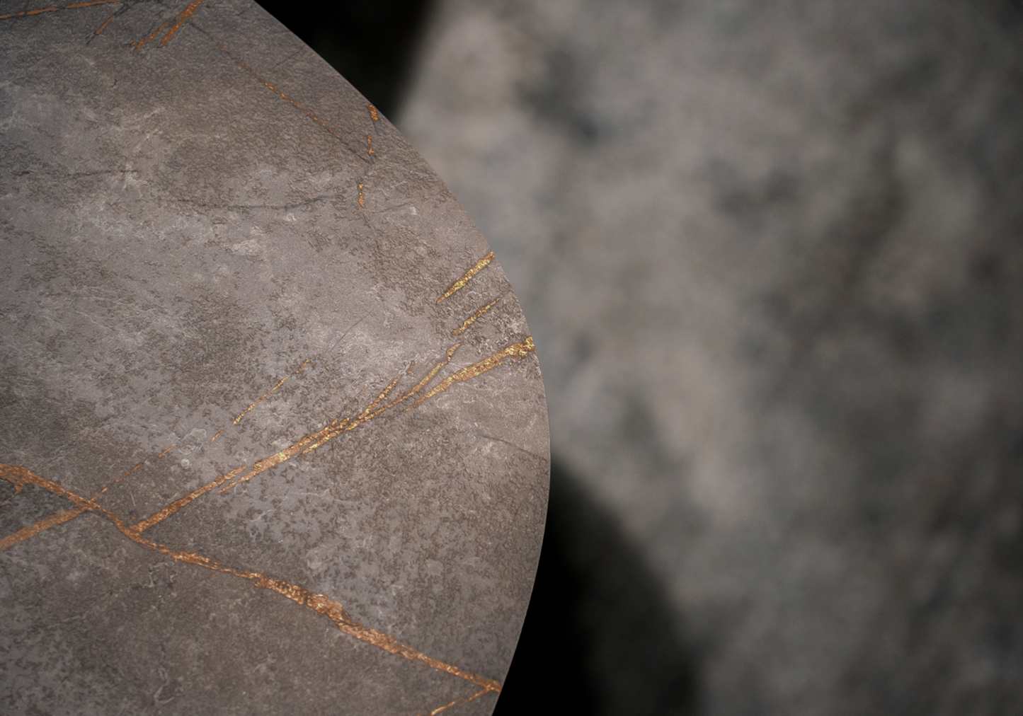 Grande table de réception et 12 chaises marbre - Hexagon