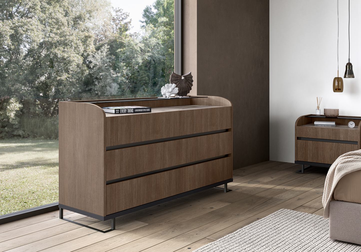 Chambre complète moderne - Hexagon